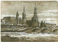 Abend in Dresden&hellip;