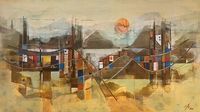 Abend in der Toskana - 66x124 - 1700 €&hellip;