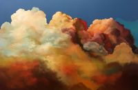 Abendleuchten - 100x120 - Öl auf Leinwand&hellip;