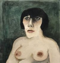 Akt 1978 Aquarell & Pastell 45.5 x 43.5&hellip;