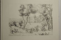 Am Waldesrande, 1989 30x41,4&hellip;