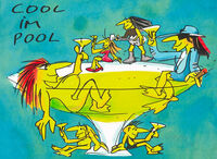 Cool im Pool&hellip;