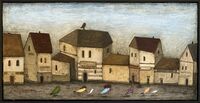 Das Echo der Schatten, Öl 2005, 40x70cm&hellip;