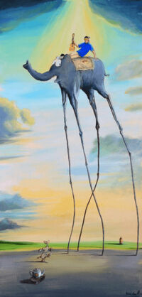 Das goldene Zeitalter (Sirenengesang), Öl 2008, 30 x 30 cm&hellip;