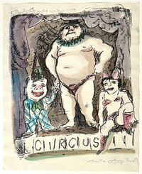Der Circus geht weiter (1984, Zinkographie)&hellip;