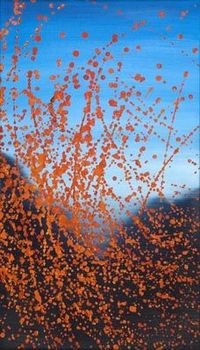 Die Gestade der Samstagnacht 2005, Öl 2005, 70 x 35 cm&hellip;