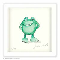 Die Reisen des Lemeul Gulliver, Farb-Acrylriß 2001, 16 x 12 cm (32 x 25 cm)&hellip;