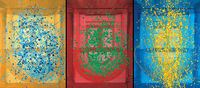Die glücklichen Götter, Öl 2003, 80 x 180 cm&hellip;