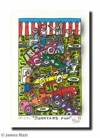 Die gute Reise, Farb-Holzriß 2004, 30,5 x 24 cm&hellip;