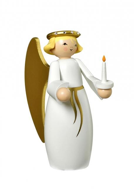 Engel mit Kerze, 10 cm