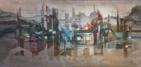 Farbige Schwingungen - 60x120 - 1650 €&hellip;