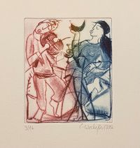 Geiger und Tänzerin - 10x12 - 40 €&hellip;