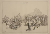 Gesellschaft im Freien, 1987 24,6x36,2&hellip;