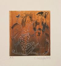 Gitarrist und Tänzerin - 10x11 - 40 €&hellip;