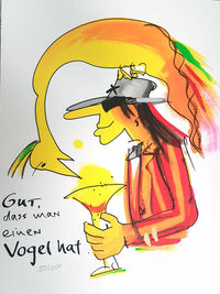 Gut, dass man einen Vogel hat&hellip;