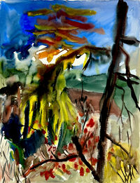 Heinz Tetzner - Herbstlich - Aquarell&hellip;