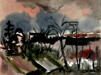 Heinz Tetzner - Januar - Aquarell&hellip;