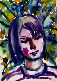 Heinz Tetzner - Mädchen - Aquarell&hellip;