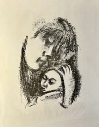 Heinz Tetzner - Mutter und Kind - Lithografie&hellip;
