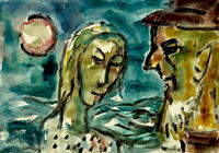 Heinz Tetzner - Paar - Aquarell&hellip;