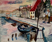 Heinz Tetzner - Plau am See - Aquarell&hellip;