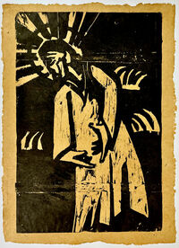 Heinz Tetzner - Vision - Holzschnitt&hellip;