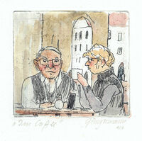 Im Café&hellip;