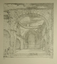 Kirchenruine Castell Ischia, 2001 28,3x16,3&hellip;