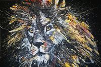 Löwe 2021, 120x80 cm, Acryl auf Leinwand&hellip;