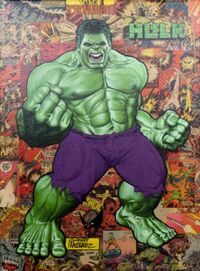 Randy Martinez - Legacy: Hulk - Fine Art Print Edition on Canvas&hellip;