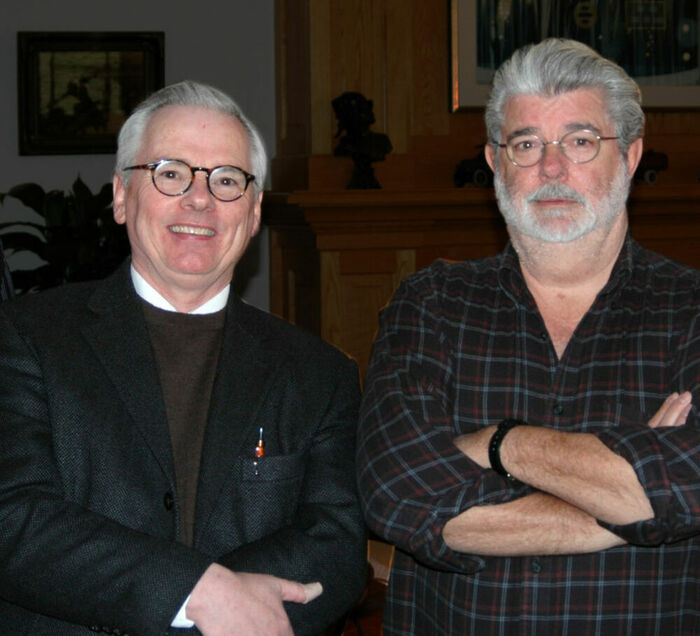 Robert Bailey mit George Lucas Robert Bailey mit George Lucas