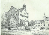 Schloß Klaffenbach 9x12cm s/w&hellip;