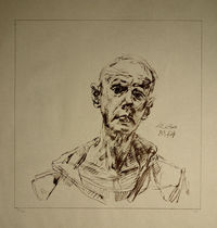Selbstbildnis, 1984 36,8x36,6&hellip;