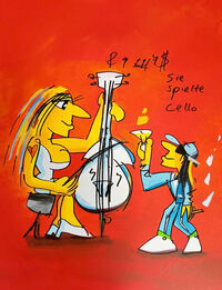 Sie spielte Cello&hellip;