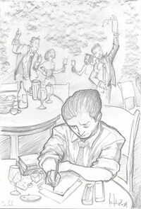 Skizze zum Buch "Die sieben Leben des Stefan Heym"&hellip;