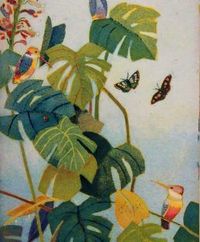 Sommernachtsgespräche, 2019, Papierformat 50 x 75 cm, Plattengröße 30 x 58 cm&hellip;