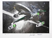 Star Trek - Kirks firm reply - Zeichnung auf Papier&hellip;