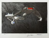 Star Trek - Stand-off and self-destruct - Zeichnung auf Papier&hellip;