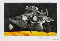 Star Wars - LIGHT ESCORT - Zeichnung auf Papier&hellip;