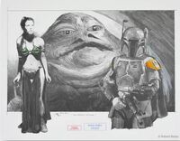 Star Wars - The Princess Prisoner - Zeichnung auf Papier&hellip;
