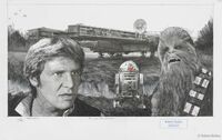 Star Wars - Too Late The Warning - Zeichnung auf Papier&hellip;