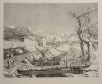 Usbekische Landschaft, 1988 23,5x29,8&hellip;
