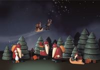 Weihnachtsmann mit Bäumen&hellip;