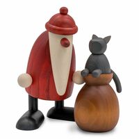 Weihnachtsmann mit Katze auf Sack&hellip;