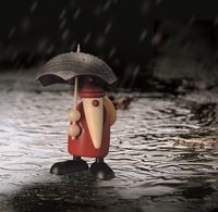Weihnachtsmann mit Regenschirm&hellip;